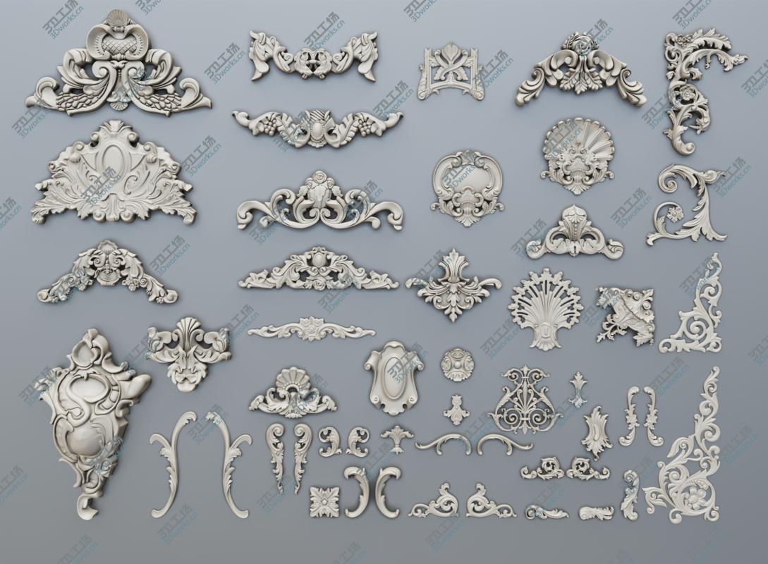 images/goods_img/202104021/3D 40 baroque ornaments model/1.jpg